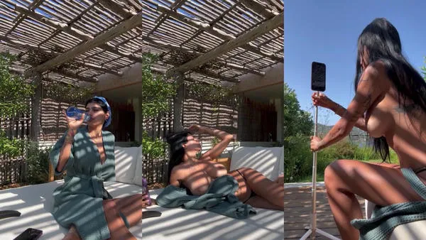 Mia Khalifa Smoking Hot Outdoor Talking Dirty Naked PPV