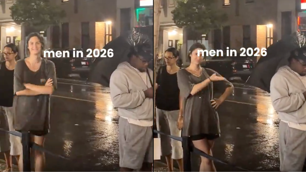 Woman Calls Out A Random Man For Not Offering Her His Umbrella, But Netizens Give Her A Brutal Reality Check