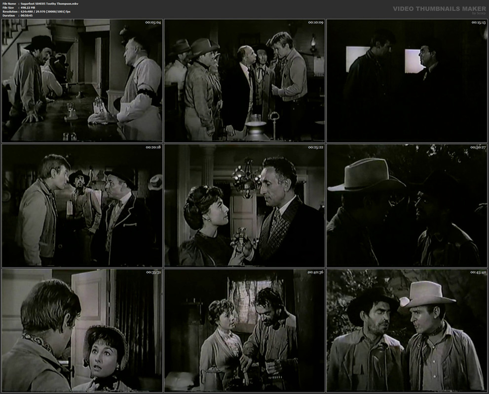 Sugarfoot S04E05 Toothy Thompson.mkv
