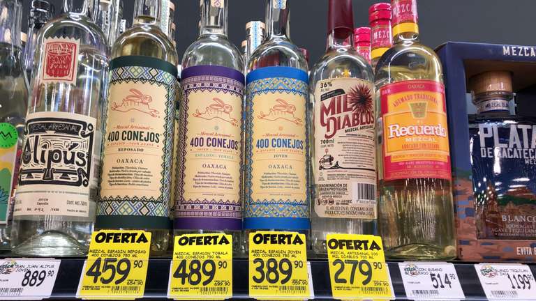 Alsuper: Mezcal 400 conejos en oferta 
