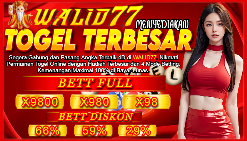 WALID77 ~ Login Situs Terpercaya Bandar Togel Online Walid77 Hari ini