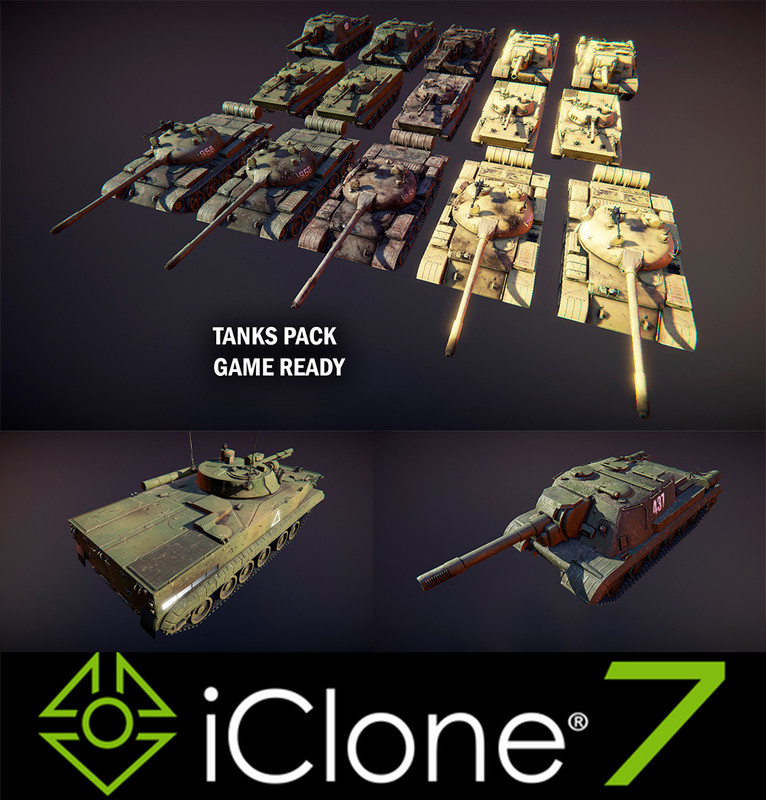 iClone Tanks Pack