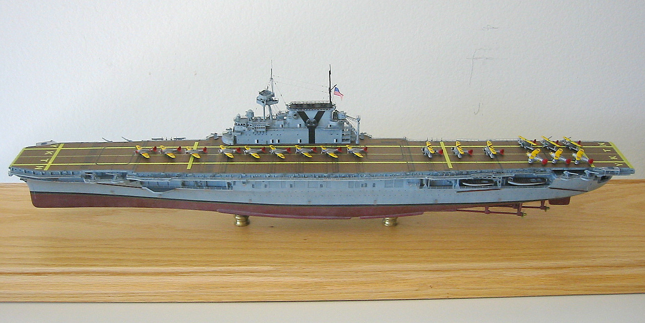 Revell 1/487 USS Yorktown CV5 circa 1939 - Ready for Inspection