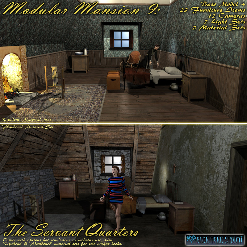 Modular Mansion 9 Servant Quarters