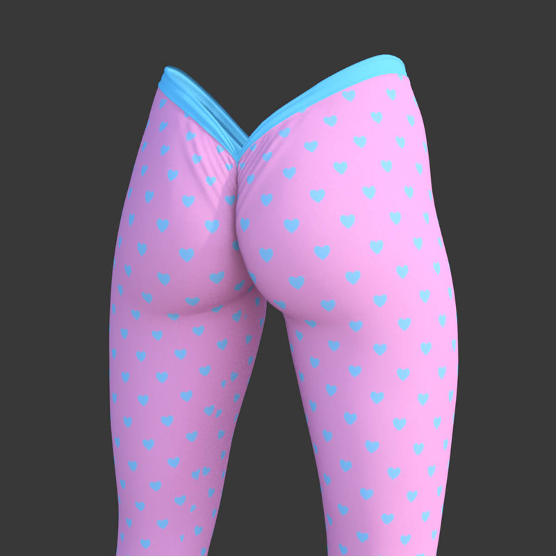 Sexy V Back Leggings for Genesis 8 Females