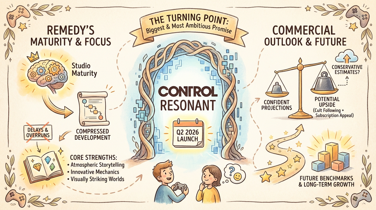 Control Resonant Drops Q2 2026 - Why Remedy's Biggest Game Yet Is Coming Sooner Than Expected 1 Gaming controller on dark background representing next-gen console gaming experience
