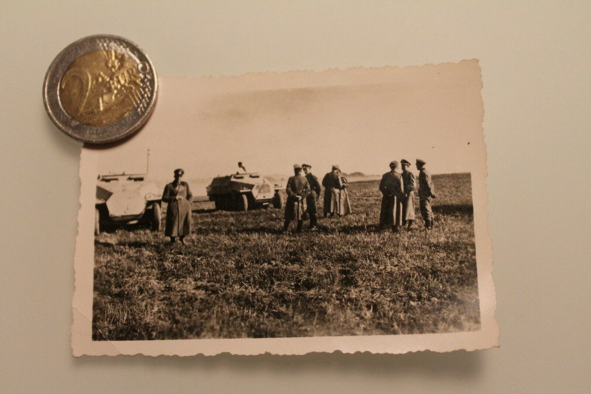 orig.Foto-Deutsches-Reich-WH-Schützenpanzer- Kettenfzg-Soldaten- Norwegen-3-