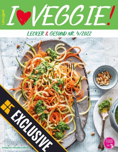 Cover: Liebes Land Foodkiss I Love Veggie Magazin No 04 2022