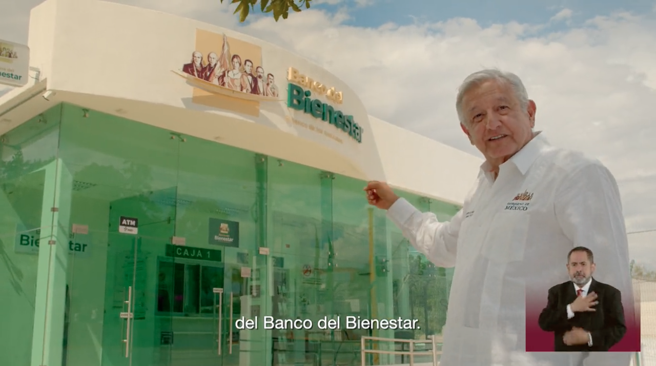 AMLO presume al Banco del Bienestar rumbo a su 4to informe