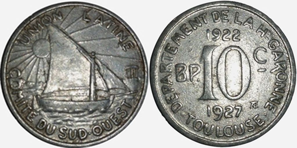 1 franco Cámaras de Comercio. Francia. 1921 4799-200
