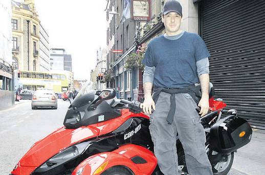Photo of John Cusack BRP Can-Am Spyder roadster - car

