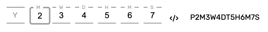 example of duration picker