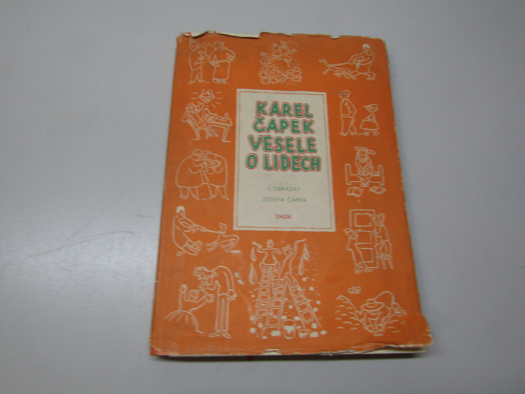 STARÁ KNIHA / VESELE O LIDECH / KAREL ČAPEK / 1955 | Aukro