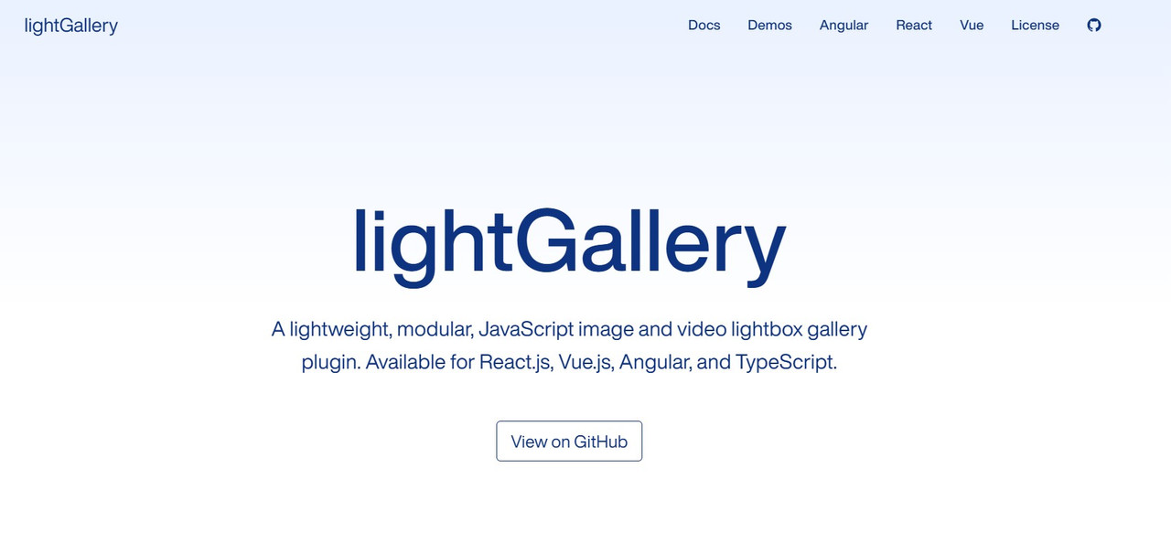 LightGallery Dashboard