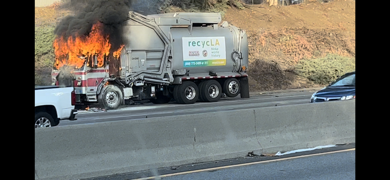Massive fire shuts down 10 Freeway in downtown LA indefinitely ...