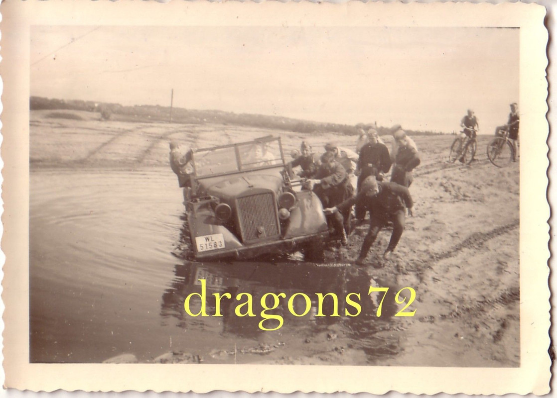 Foto Ostfront Russland Kfz Pkw,Kübel Kennung WL 