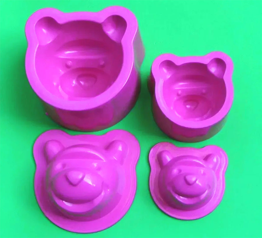 Molde para foami Oso miel para termo formar goma eva y manualidades