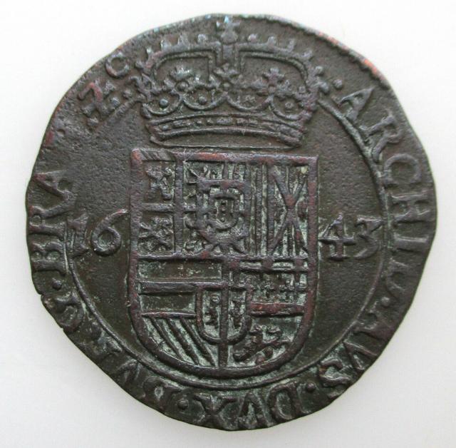 liard de Felipe IV 1643 43