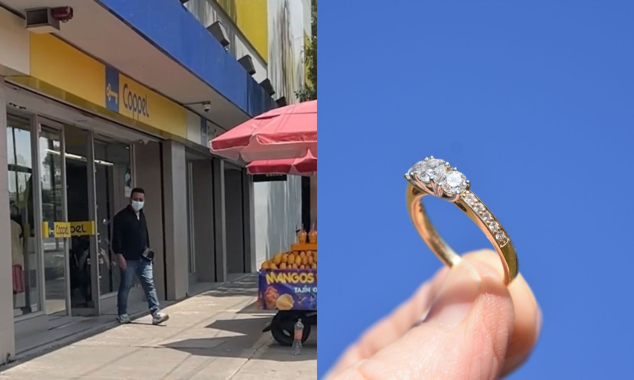 Se endeuda en Coppel por comprar anillo de compromiso y esto pagará en abonos