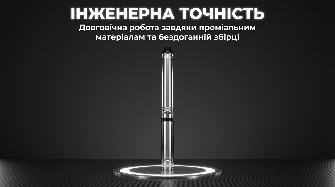 Трифазний насос свердловинний NPO 4SPW 10-140-7,5