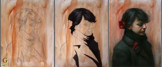 Portrait Painting With A Full Palette
