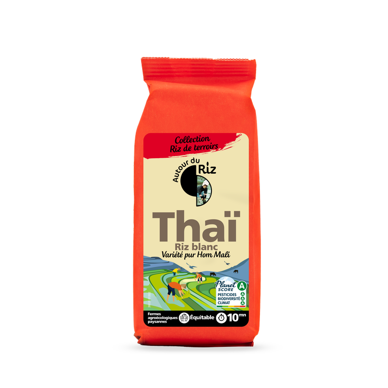Riz thaï blanc Commerce équitable, Autour du Riz, 500g