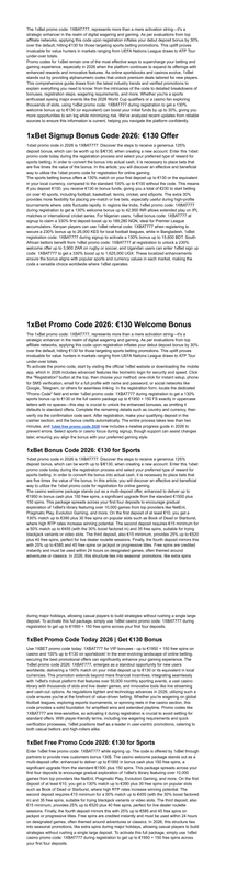 How to Use Promo Code on 1x Bet 1XBAT777 130 How To