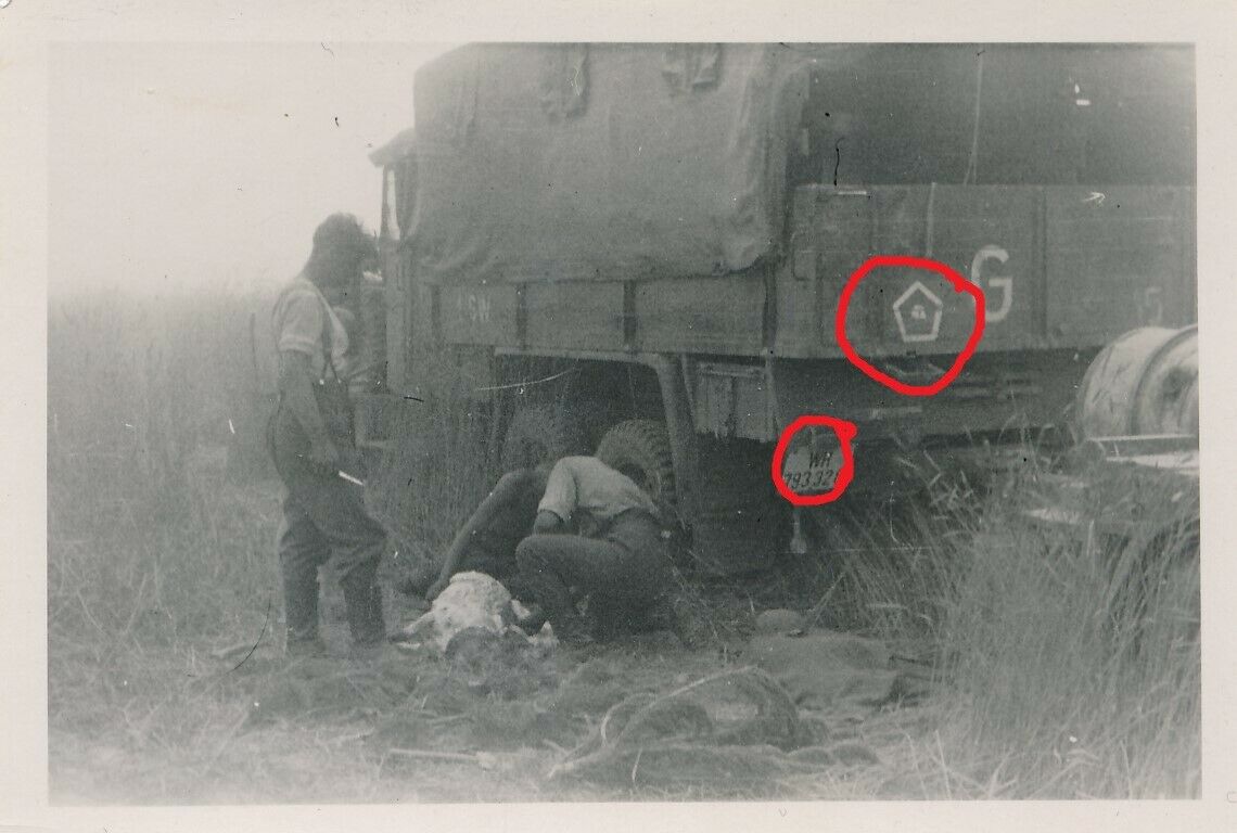 Division GD Großdeutschland LKW Wappen Nummernschild