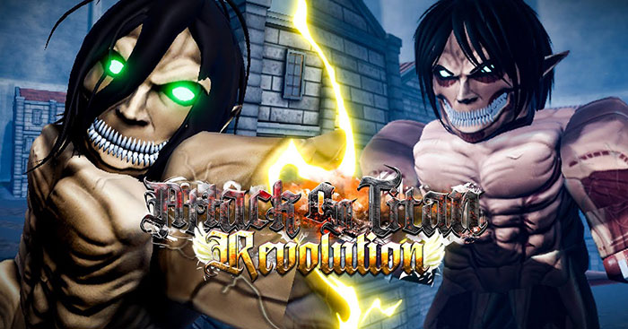 What is the code for the attack on titan revolution