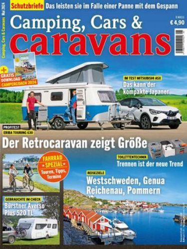 Cover: Camping Cars und Caravans Magazin Mai No 05 2024