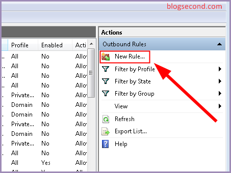 Memblokir Akses Internet di Suatu Program Windows