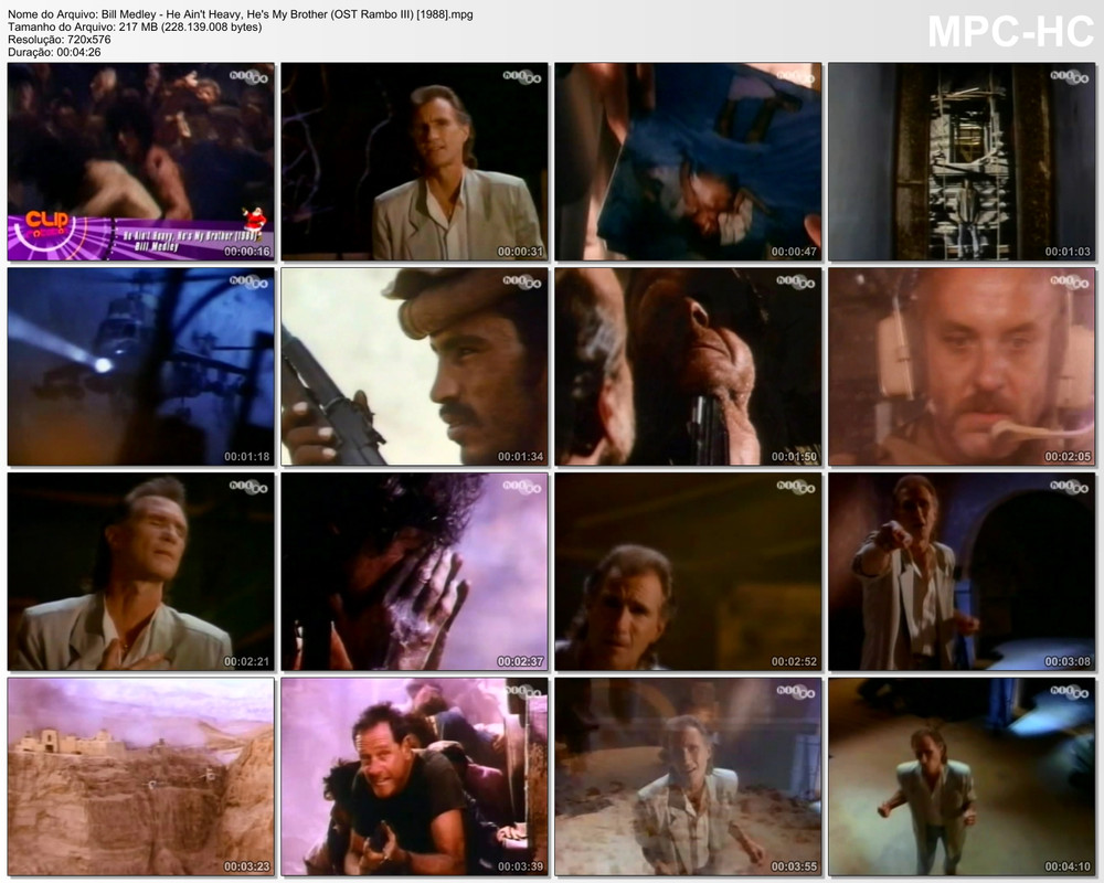 Bill Medley - He Ain't Heavy, He's My Brother (OST Rambo III) [1988]