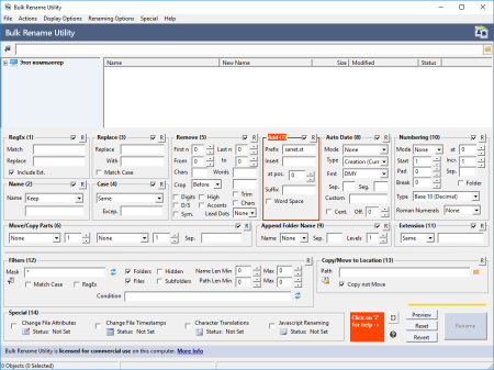 Bulk Rename Utility 3.4.0 Commercial