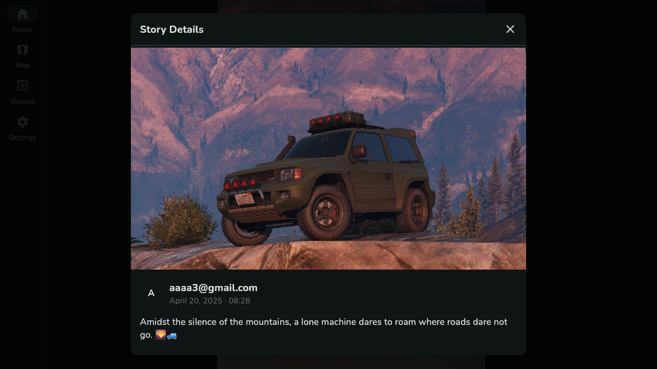 Dialog Detail Screen Top (Dark)