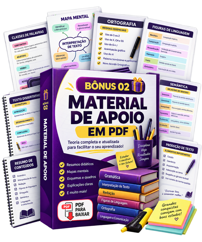 Bônus 02: Kit de Estudos em PDF Material de Apoio