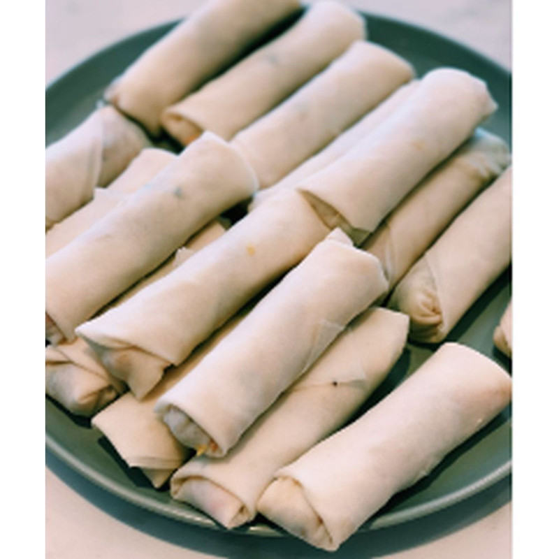 Unfried Prawn And Mayo Springrolls