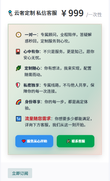 定制