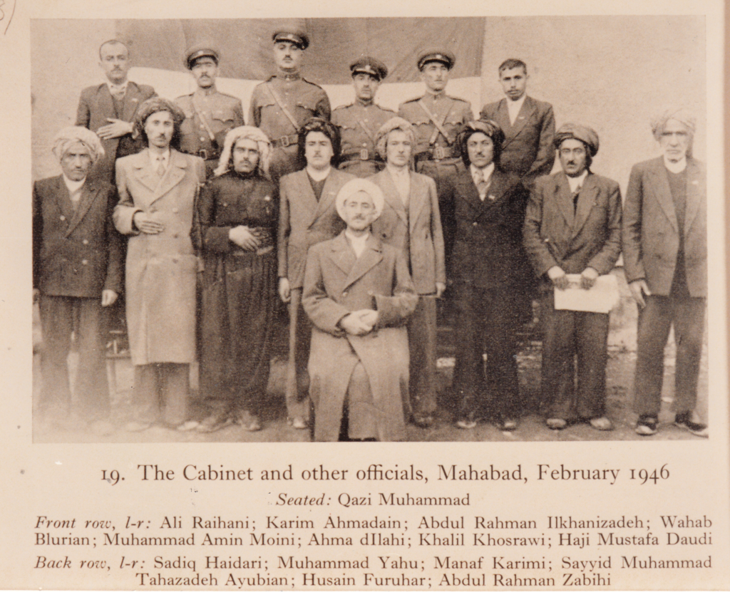 The cabinet of the Komara Kurdistanê © Azad-Salawati Archive