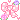 A pixel art gif of a hair bow