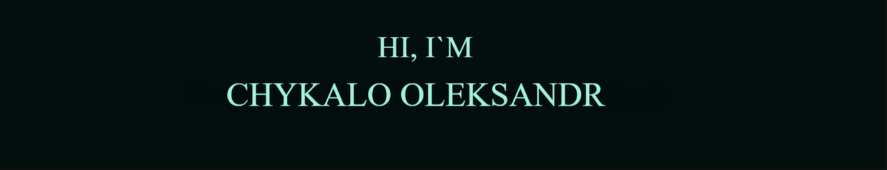 Chykalo Oleksandr(logo)