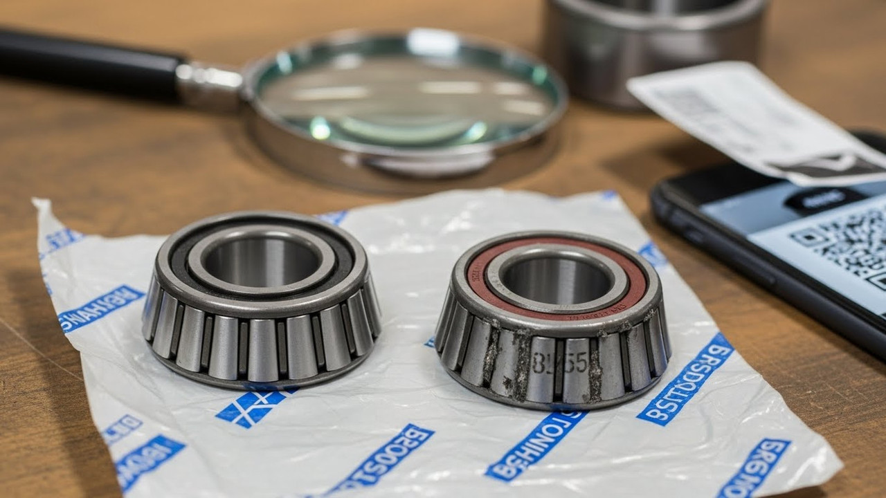 Сравнение оригинальной и поддельной запчасти для спецтехники