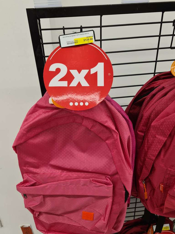 Office Depot, Mochila al 2x1 por 129 pesos 
