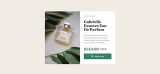 product landing page
