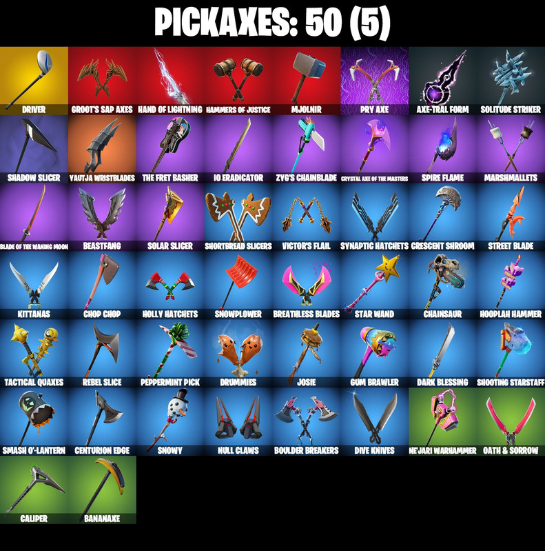 pickaxes comp