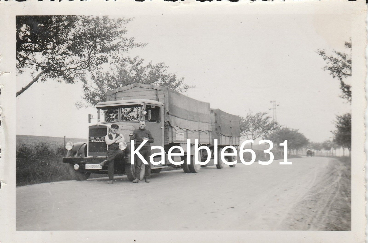 LKW Foto, MAN D1 auf der Landstraße, Kraftverkeh