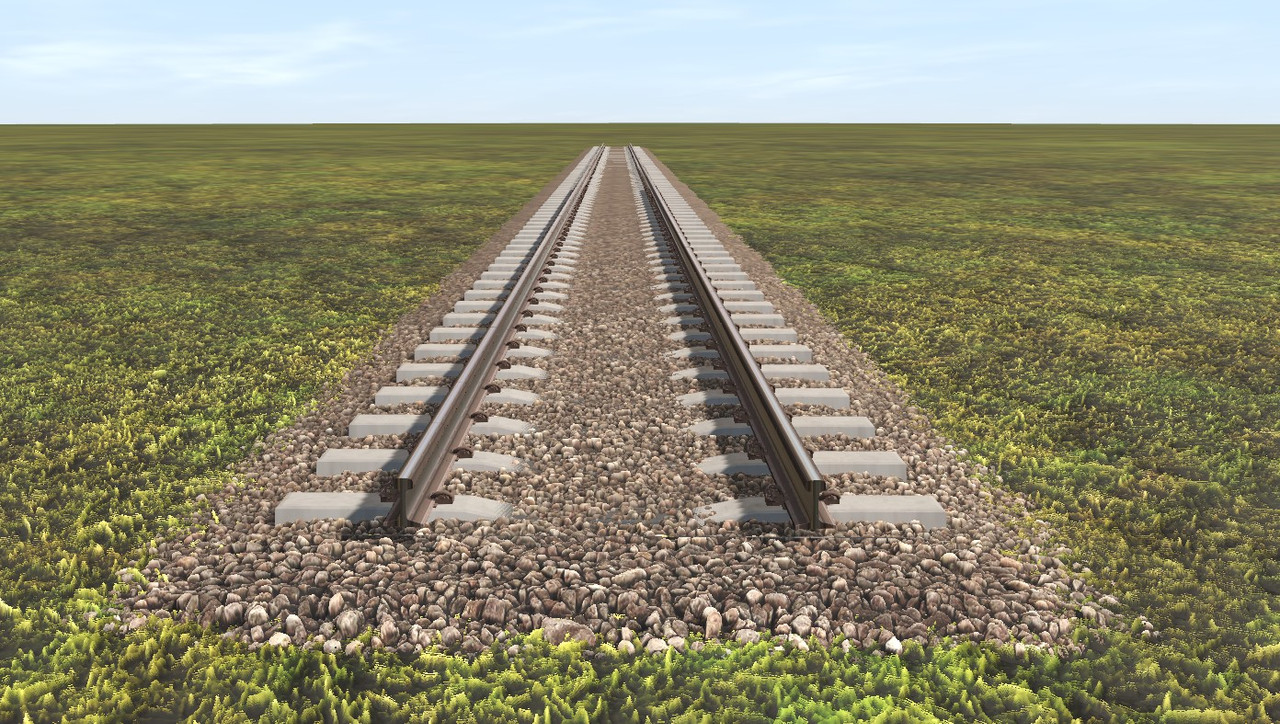 Protrack Concrete 136RE Shiny with e-clips