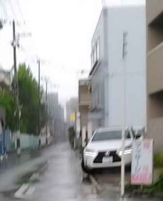 ハザード焚いてくるくる切り返し集団ストーカー不審車（吹田市立豊津西中学校付近）