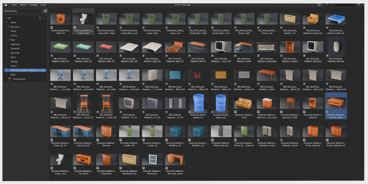 Blender Asset Browser