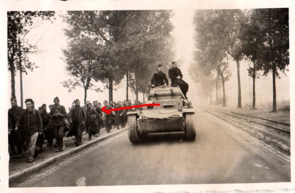 Panzer II, Französische Gefangene, 1940