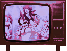 A gif of Sayak Maizono on TV. A gif of Sayak Maizono on TV.